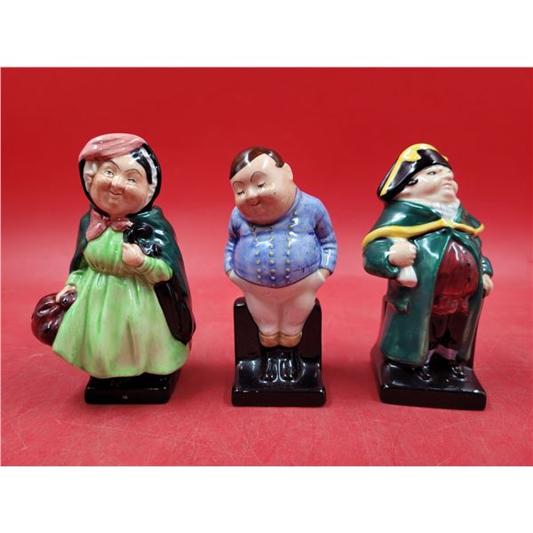 3 Hand-Painted Porcelain Royal Doulton Figurines