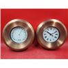 Image 1 : VTG Copper Clock & Thermometer