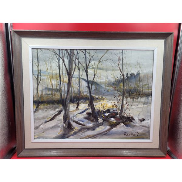 Original Landscape Oil Painting by Koppel