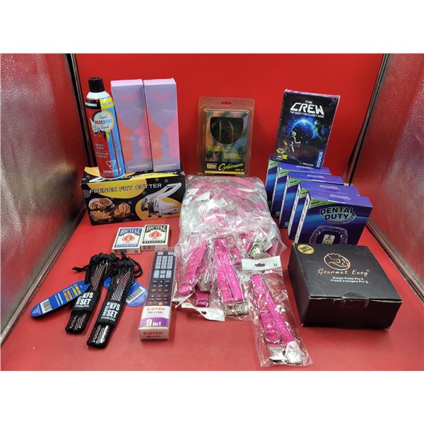 Variety Lot w/ Personal Massagers, Playing Cards, French Fry Cutter, & More