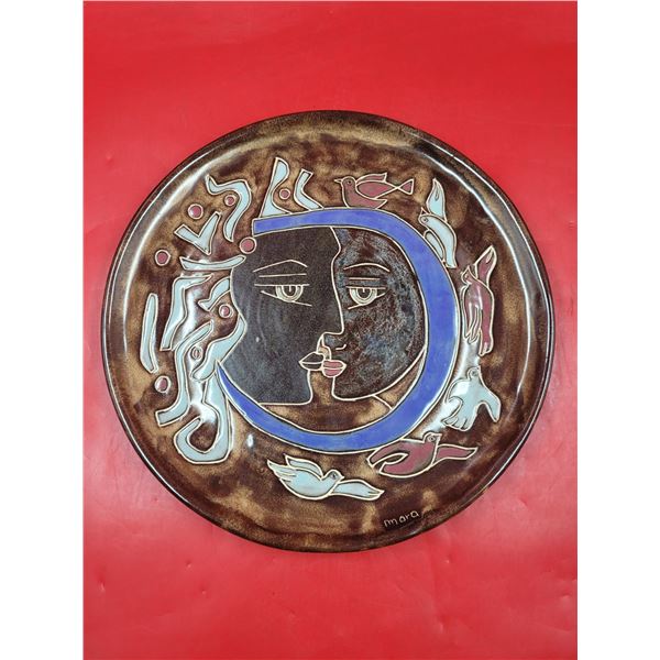 Decorative Pottery Plate by Mara Made in Mexico