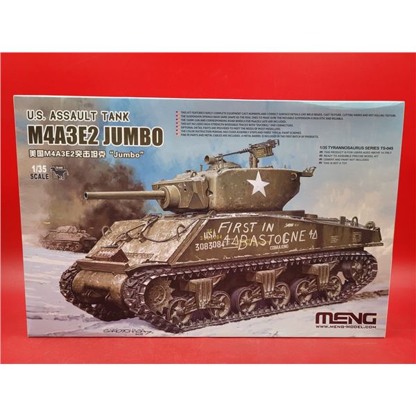 Unbuilt Meng US Assault Tank M4A3E2 Jumbo 1/35 Scale Model Kit