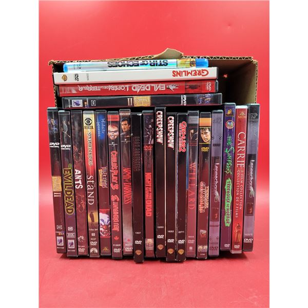 Lot of Assorted Horror DVDs
