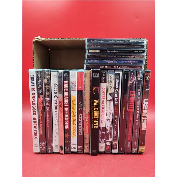 Lot of Music DVDs & CDs