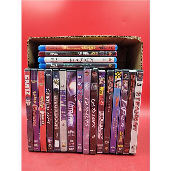 Lot of Assorted DVDs w/ Some Blu-Ray