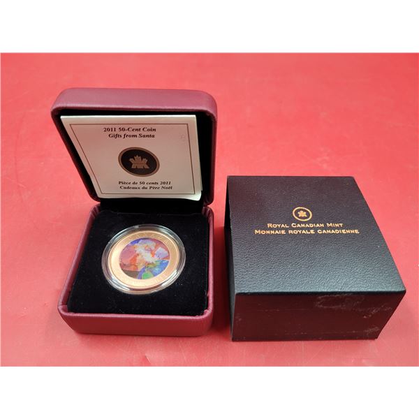 Royal Canadian Mint 2011 50-Cent Gifts From Santa Coin