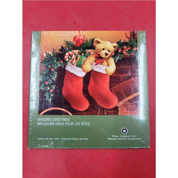 Sealed Royal Canadian Mint Season's Greetings 2005 Holiday Coin Set