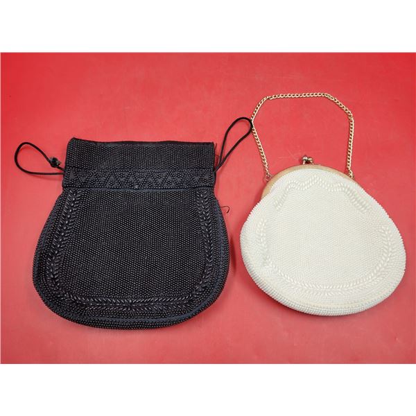 2 VTG Beaded Hand Bags