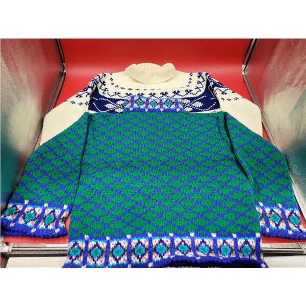 2 Knit Wool Sweaters