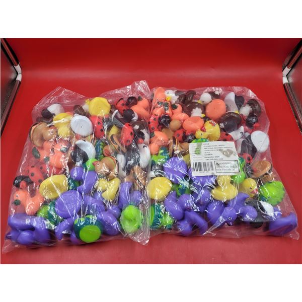 Lot of Assorted 2" Rubber Ducks
