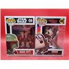 Image 1 : Star Wars & Stranger Things Funko Pop! Vinyl Figure & Bobblehead (Boba Fett & Eddie)