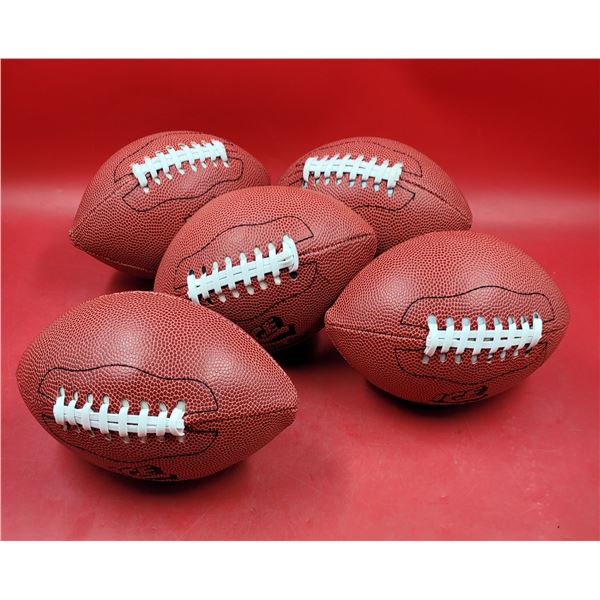 Lot of Ice Footballs