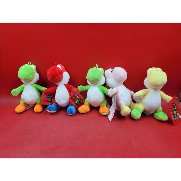 Lot of Super Mario Yoshi Plush Toys