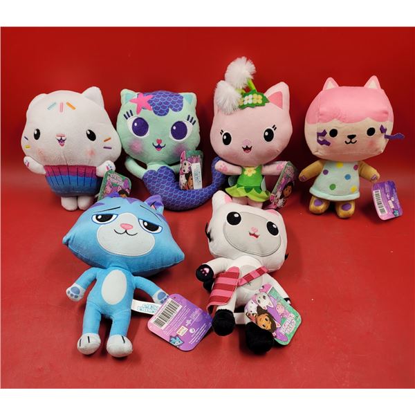 Lot of Gabby's Dollhouse Plush Toys