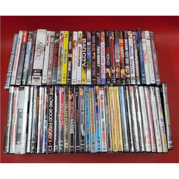 Lot of Assorted Sealed DVDs