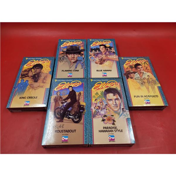 Lot of Sealed Elvis Presley VHS Tapes