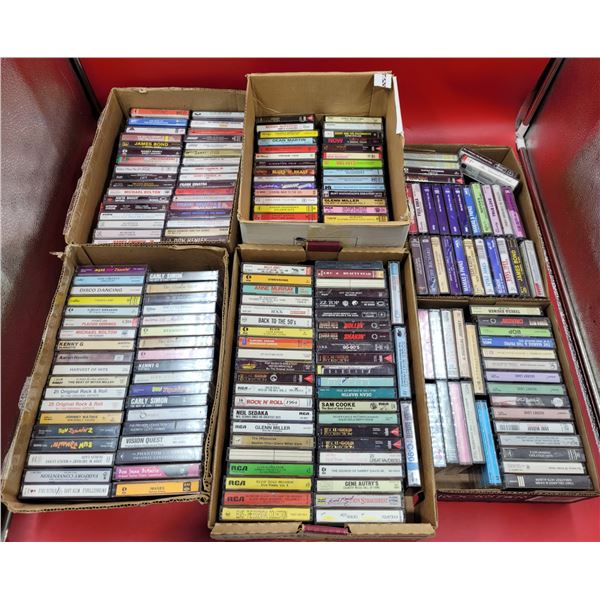 Lot of Assorted Cassette Tapes