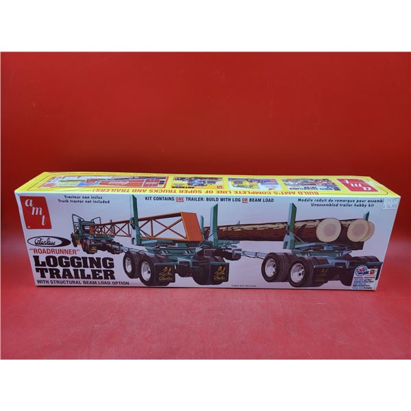 Unbuilt AMT "Roadrunner" Logging Trailer Model Kit