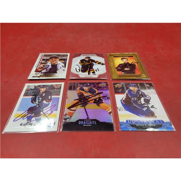 Lot of Autographed Hockey Cards