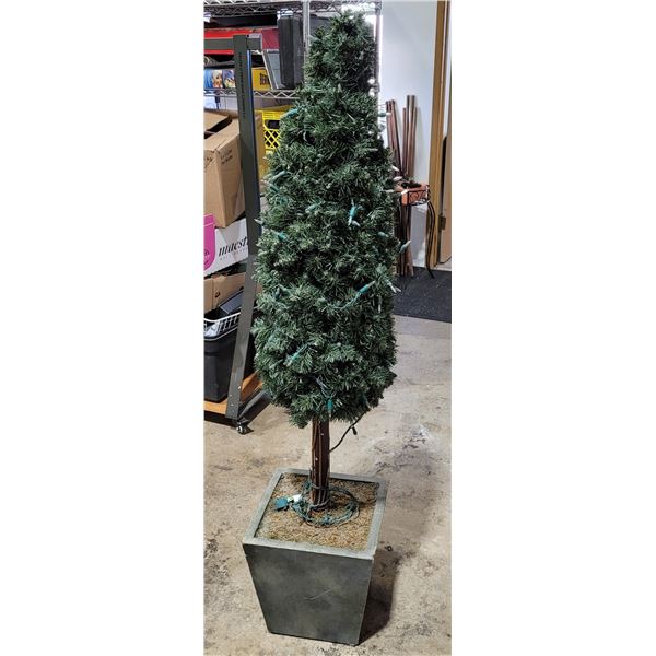 Light-Up Faux Tree Decor