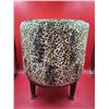 Image 1 : Leopard Print Footstool
