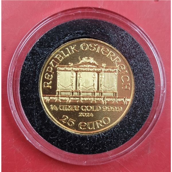 2024 Austrian 1/4 Ounce Gold 999.9 Coin