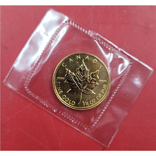 1995 Canadian 1/4 Ounce Gold 9999 Coin