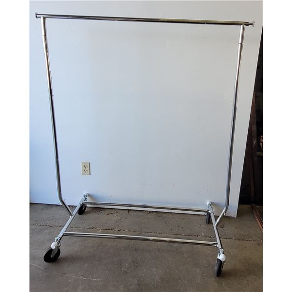 Metal Rolling Clothing Rack