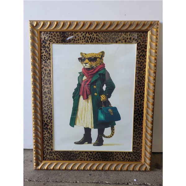 Framed Stylish Leopard Print