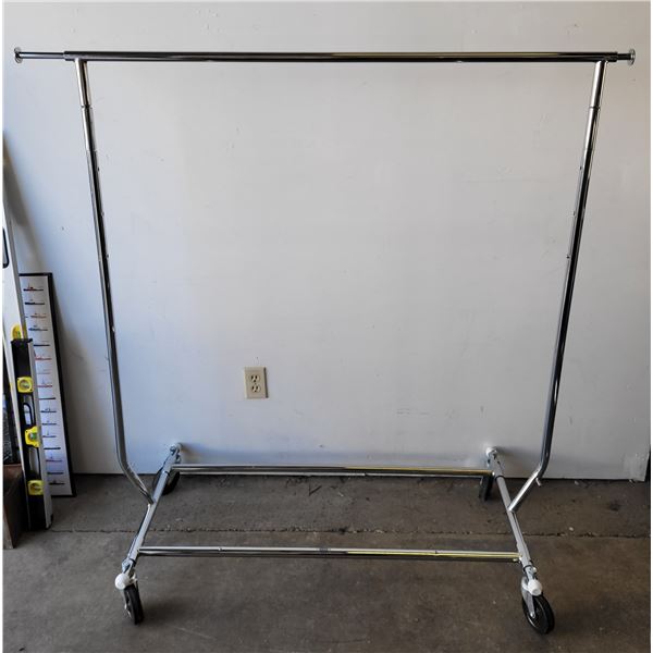 Metal Rolling Clothing Rack