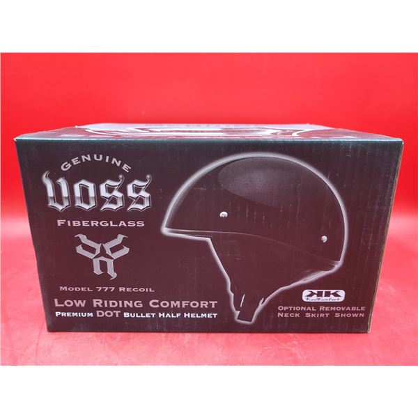 Genuine Boss Fiberglass Premium Dot Bullet Half Helmet