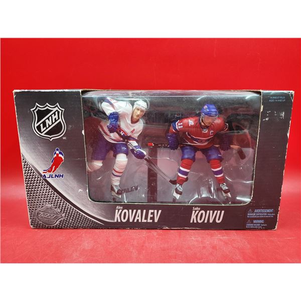 2 Sealed NHL Action Figures (Alex Kovalev & Saku Koivu)