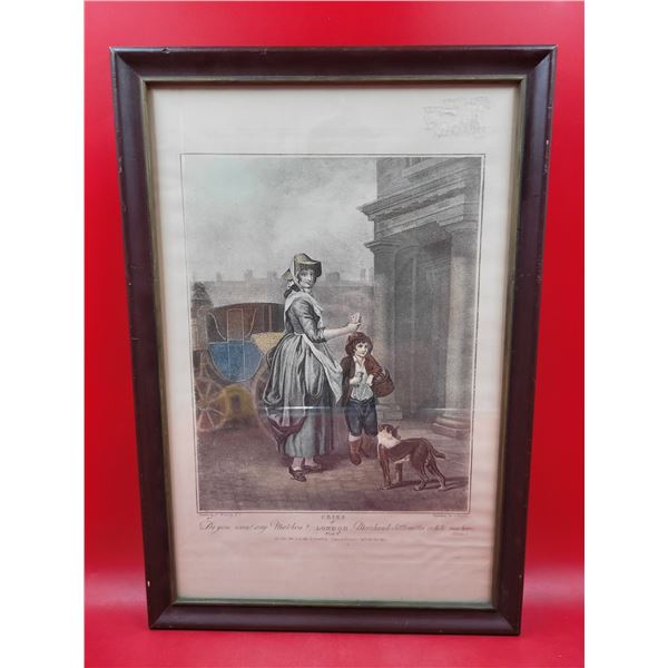 Framed "Cries of London" Print by Wheatley