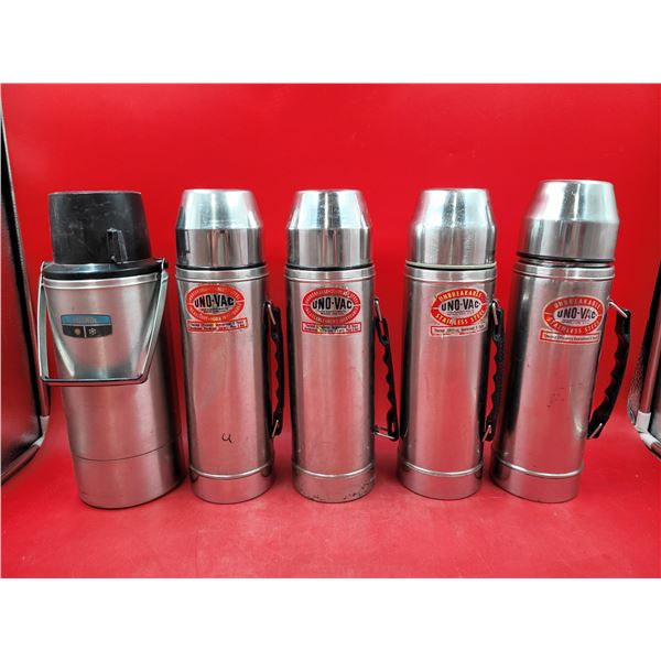 Stainless Steel Thermos Lot (Thermos & Uno-Vac)