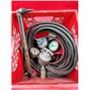 Image 1 : Welding Lot w/ Gauges, Torch, & Hose