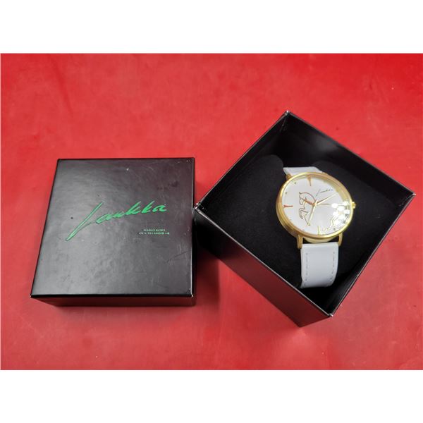 Laukka White Face Horse Watch