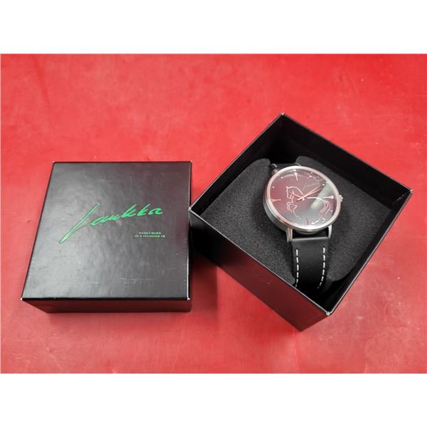 Laukka Black Face Horse Watch