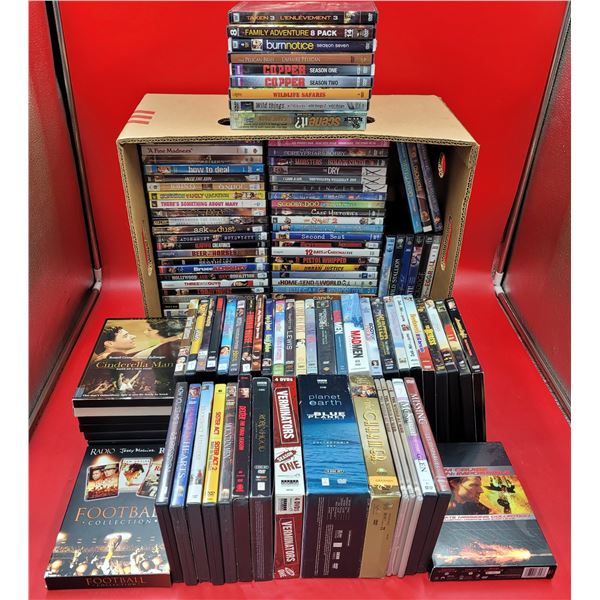 VHS and DVD assorted movies