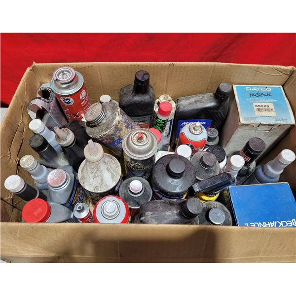 Assorted Lube, oil and grease