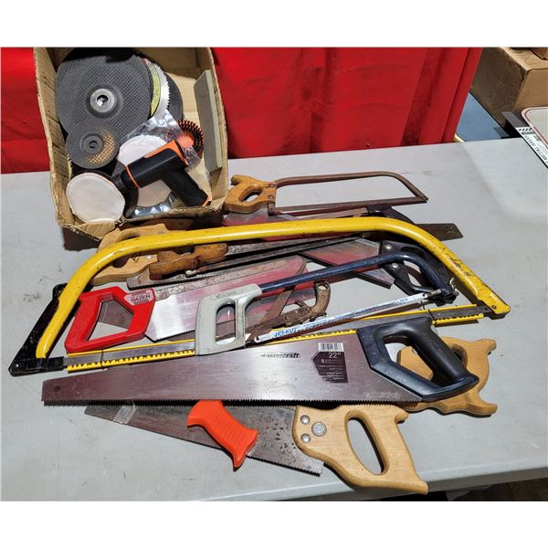 Saw and Sander tools