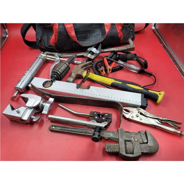 Circet tester, wrenches, Hammer and assorted tool set