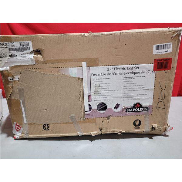 Electric log set 27"
