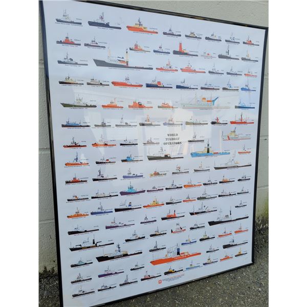 Boat Art framed peice