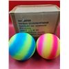 Image 1 : Two color Rainbow ball 100 count