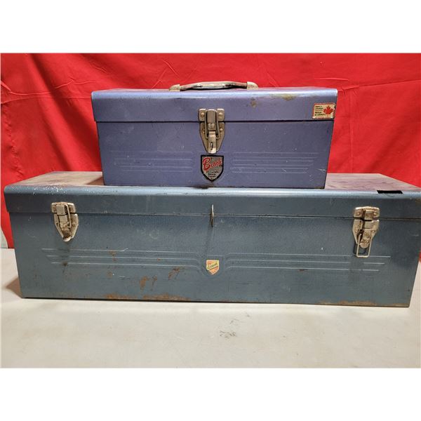 2 Beach Metal tool boxes