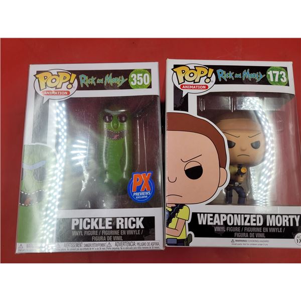 POP! toys, PICKLE RICK! and Weaponized morty