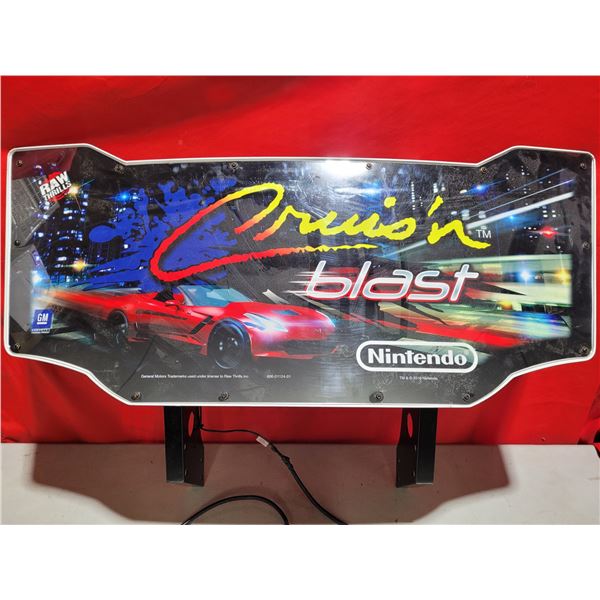 Cruis'n Blast - Nintendo Sign