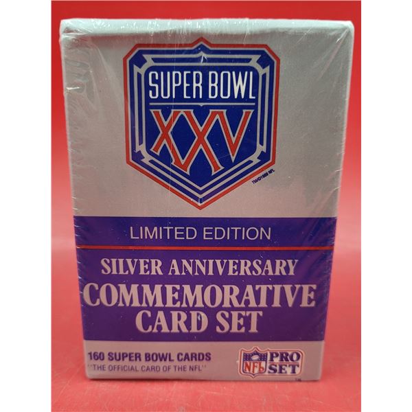 Sealed SuperBowl XXV Silver Anniversary Commemorative Card pack