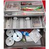 Image 3 : 2 Fishing Tackle boxes wiht lures, bobbers and hooks