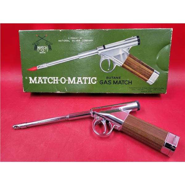 Match-o-matic, butane gas match